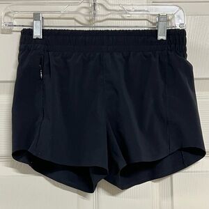 Athleta Girl Heart The Hustle 2.5” Black Shorts - Size Large - VGUC